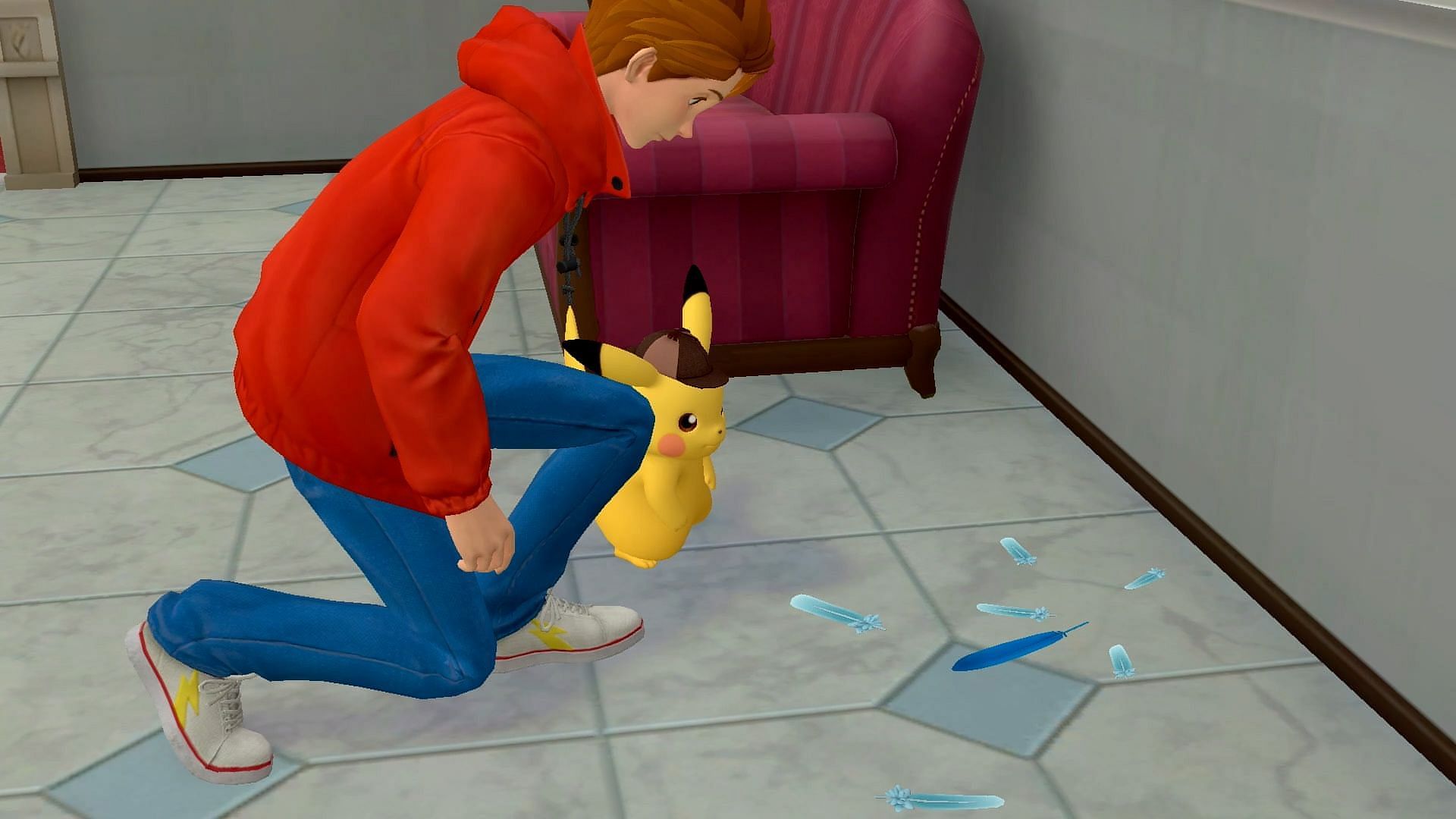 Detective Pikachu Returns isn't exactly a graphical masterpiece (Image via Nintendo)
